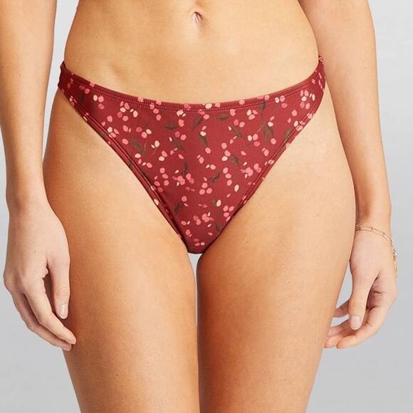 Anthropologie PEONY Hi Line Day Dream Floral High Rise Bikini Bottoms Size XS - Picture 8 of 9